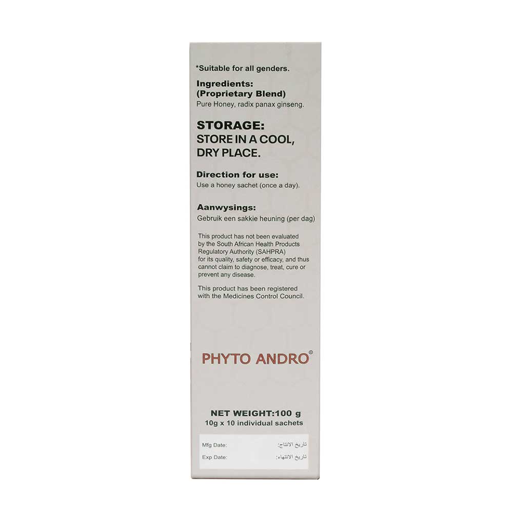 Phyto Andro® Honey Box - 10 sachets (10 x 10g) - Image 2